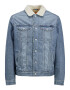 JACK & JONES Geacă de primăvară-toamnă crem / albastru denim - Pled.ro