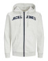 JACK & JONES Hanorac 'ROUX' bleumarin / alb natural / alb amestacat - Pled.ro