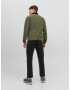 JACK & JONES Jachetă fleece 'FLAME' oliv / negru - Pled.ro