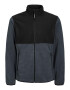 JACK & JONES Jachetă fleece 'Power' albastru porumbel / negru - Pled.ro