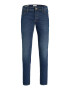 JACK & JONES Jeans 'Glenn' albastru denim / maro - Pled.ro