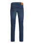 JACK & JONES Jeans 'Glenn' albastru denim / maro - Pled.ro