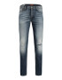 JACK & JONES Jeans 'Glenn' albastru închis - Pled.ro