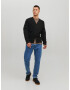 JACK & JONES Jeans 'MIKE' albastru denim / maro pueblo - Pled.ro