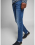 JACK & JONES Jeans 'Tim' albastru denim / maro - Pled.ro