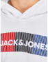 Jack & Jones Junior Bluză de molton albastru marin / roșu / negru / alb - Pled.ro