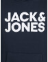 Jack & Jones Junior Bluză de molton bleumarin / alb - Pled.ro