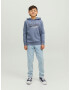 Jack & Jones Junior Bluză de molton bleumarin / albastru porumbel / alb - Pled.ro