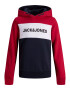 Jack & Jones Junior Bluză de molton bleumarin / roșu / alb - Pled.ro