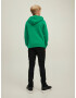 Jack & Jones Junior Bluză de molton 'BRINK CITY' verde iarbă / alb - Pled.ro