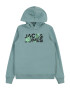 Jack & Jones Junior Bluză de molton 'COMMERCIAL' cyan / verde deschis / negru - Pled.ro