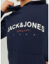 Jack & Jones Junior Bluză de molton 'Friday' albastru închis / roșu carmin / alb - Pled.ro