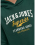 Jack & Jones Junior Bluză de molton galben citron / verde smarald / alb - Pled.ro