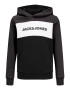 Jack & Jones Junior Bluză de molton gri închis / negru / alb - Pled.ro