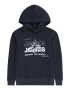 Jack & Jones Junior Bluză de molton 'HUNT' șamoa / bleumarin / albastru deschis / alb - Pled.ro