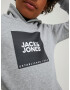 Jack & Jones Junior Bluză de molton 'Lock' gri / negru / alb - Pled.ro