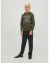 Jack & Jones Junior Bluză de molton maro / kaki / negru / alb - Pled.ro