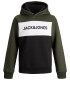 Jack & Jones Junior Bluză de molton maro mokka / negru / alb - Pled.ro