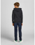 Jack & Jones Junior Bluză de molton negru / alb - Pled.ro