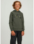 Jack & Jones Junior Bluză de molton 'Tech' sepie / galben / gri metalic / kaki - Pled.ro