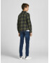 Jack & Jones Junior Cămașă 'Gingham' kaki / negru - Pled.ro