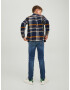 Jack & Jones Junior Cămașă 'Owen' albastru / gri / portocaliu / alb - Pled.ro