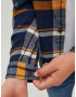 Jack & Jones Junior Cămașă 'Owen' albastru / gri / portocaliu / alb - Pled.ro