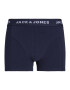 Jack & Jones Junior Chiloţi albastru / gri amestecat / roșu bordeaux / negru - Pled.ro