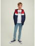 Jack & Jones Junior Geacă de primăvară-toamnă 'Hero' albastru / roșu / alb - Pled.ro