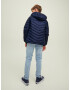 Jack & Jones Junior Geacă de primăvară-toamnă 'Hero' bleumarin / roșu / alb - Pled.ro