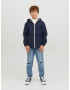 Jack & Jones Junior Geacă de primăvară-toamnă 'Jorluke' bej / bleumarin / alb - Pled.ro