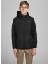 Jack & Jones Junior Geacă de primăvară-toamnă negru / alb - Pled.ro