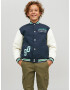 Jack & Jones Junior Geacă de primăvară-toamnă 'Orathle' crem / albastru / albastru marin / albastru pastel / verde - Pled.ro