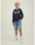 Jack & Jones Junior Hanorac albastru noapte / roșu / alb - Pled.ro