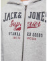 Jack & Jones Junior Hanorac 'Logo' gri amestecat / roșu / negru - Pled.ro