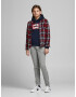 Jack & Jones Junior Pantaloni 'Gordon' gri amestecat / negru - Pled.ro