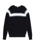 Jack & Jones Junior Pulover albastru fumuriu / albastru noapte / alb - Pled.ro