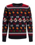 Jack & Jones Junior Pulover albastru noapte / roșu / alb - Pled.ro