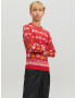 Jack & Jones Junior Pulover 'Hoho' maro / galben / roșu / alb - Pled.ro