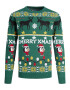 Jack & Jones Junior Pulover 'HOHO' verde / roșu / negru / alb - Pled.ro