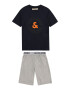 Jack & Jones Junior Set 'AARON' bleumarin / gri amestecat / portocaliu - Pled.ro