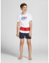 Jack & Jones Junior Șorturi de baie 'Crete' bleumarin / roși aprins / alb - Pled.ro