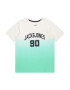 Jack & Jones Junior Tricou 'AIRDIP' albastru noapte / verde jad / alb - Pled.ro