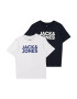 Jack & Jones Junior Tricou albastru / albastru noapte / alb - Pled.ro