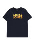 Jack & Jones Junior Tricou albastru marin / galben / portocaliu - Pled.ro