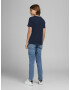 Jack & Jones Junior Tricou albastru marin / gri amestecat / portocaliu - Pled.ro