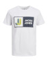 Jack & Jones Junior Tricou albastru marin / verde măr / alb - Pled.ro