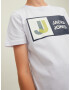 Jack & Jones Junior Tricou albastru marin / verde măr / alb - Pled.ro