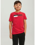 Jack & Jones Junior Tricou albastru / roșu / alb - Pled.ro