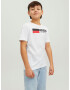 Jack & Jones Junior Tricou albastru noapte / roși aprins / alb - Pled.ro